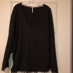 Free People Sweaters - Free People Black V Neck Sweater Free People Sweaters - Free People Black V Neck Sweater